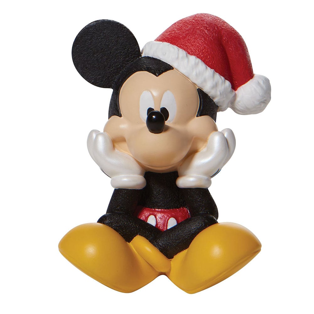 Mini figurine Enesco Department 56 - Disney - Mickey Mouse de Noël