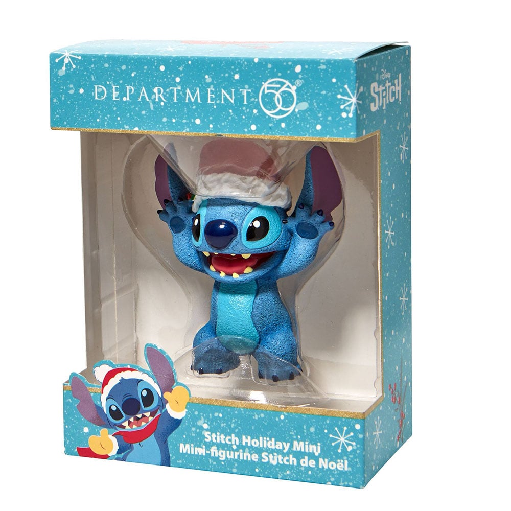 Mini figurine Disney D56 - Stitch de Noël