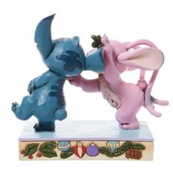 Figurine Enesco Disney Traditions - Lilo & Stitch - Angel qui embrasse Stitch