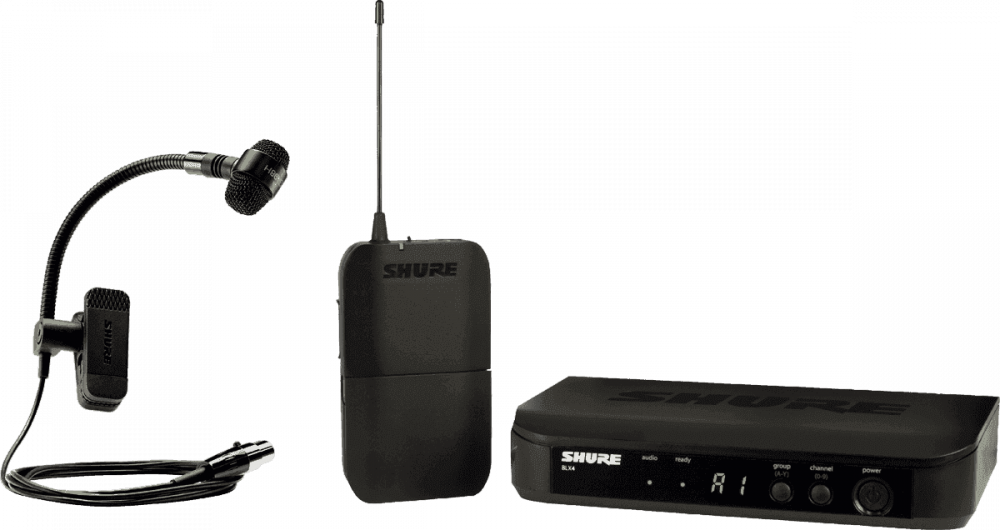 Shure BLX14E-PGA98H-M17 - Système sans fil avec micro à pince instrument à vent