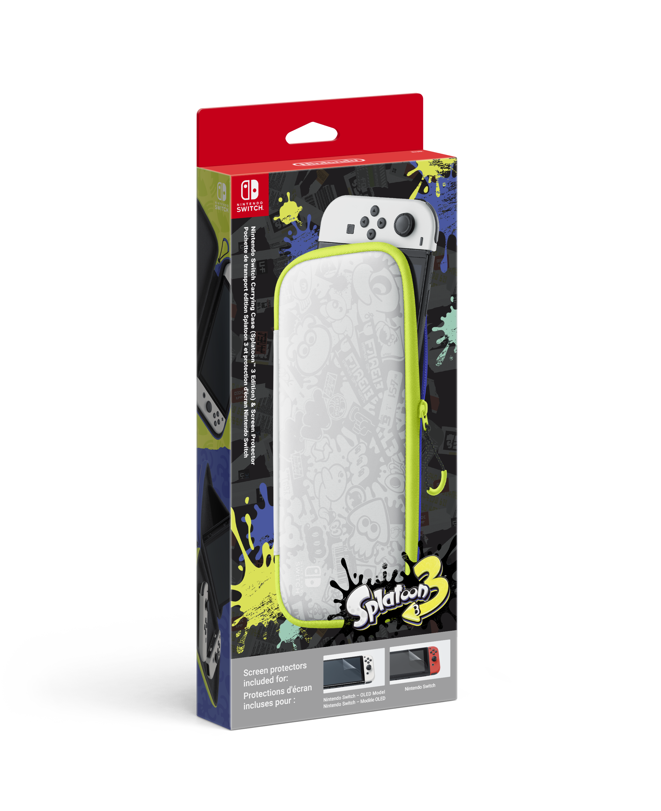 Pochette de transport pour Nintendo Switch OLED - Splatoon3 Pochette de transport pour Nintendo Switch OLED - Splatoon3