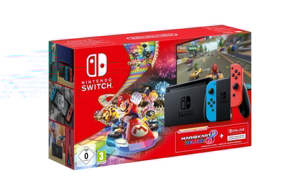 Pack Nintendo Switch + Mario Kart 8 + Abonnement 3 mois