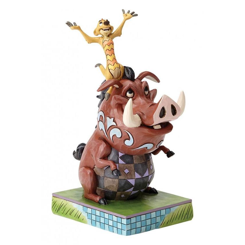 Figurine Enesco Disney Traditions - Le Roi Lion - Timon and Pumba Hakuna Matata