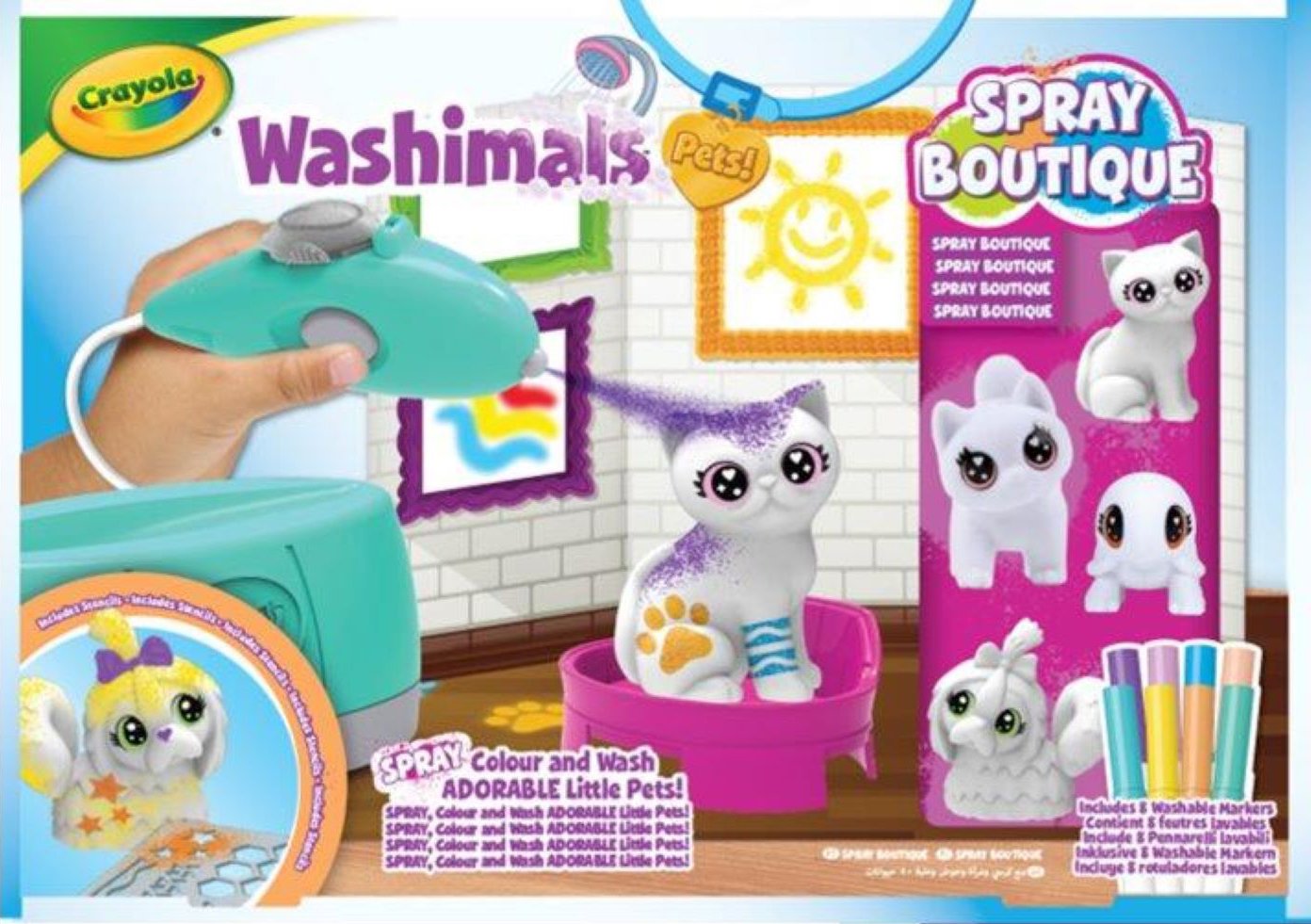 Washimals Spray Boutique - Crayola