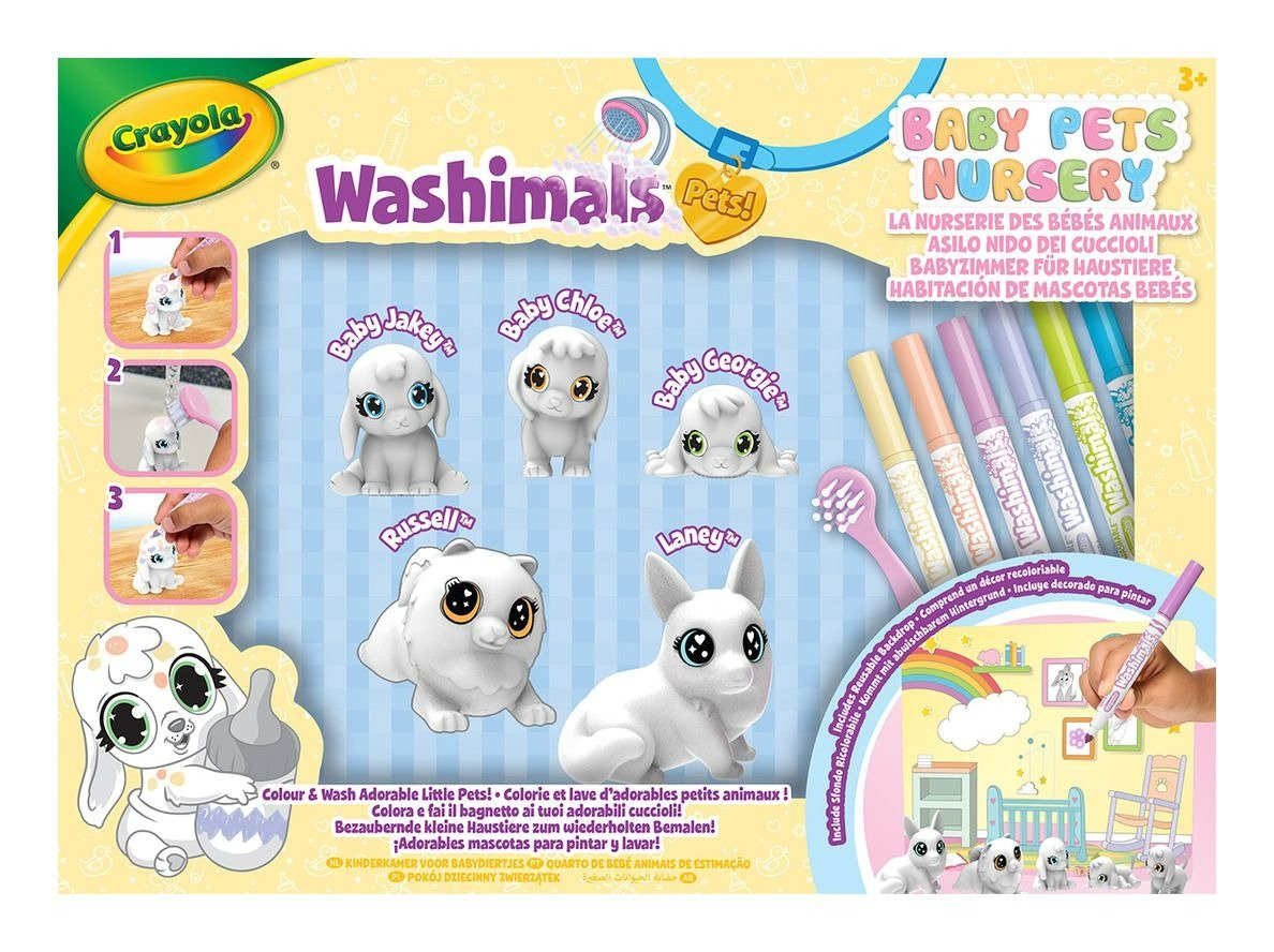 Washimals Baby Pets Nursery Pack - Crayola