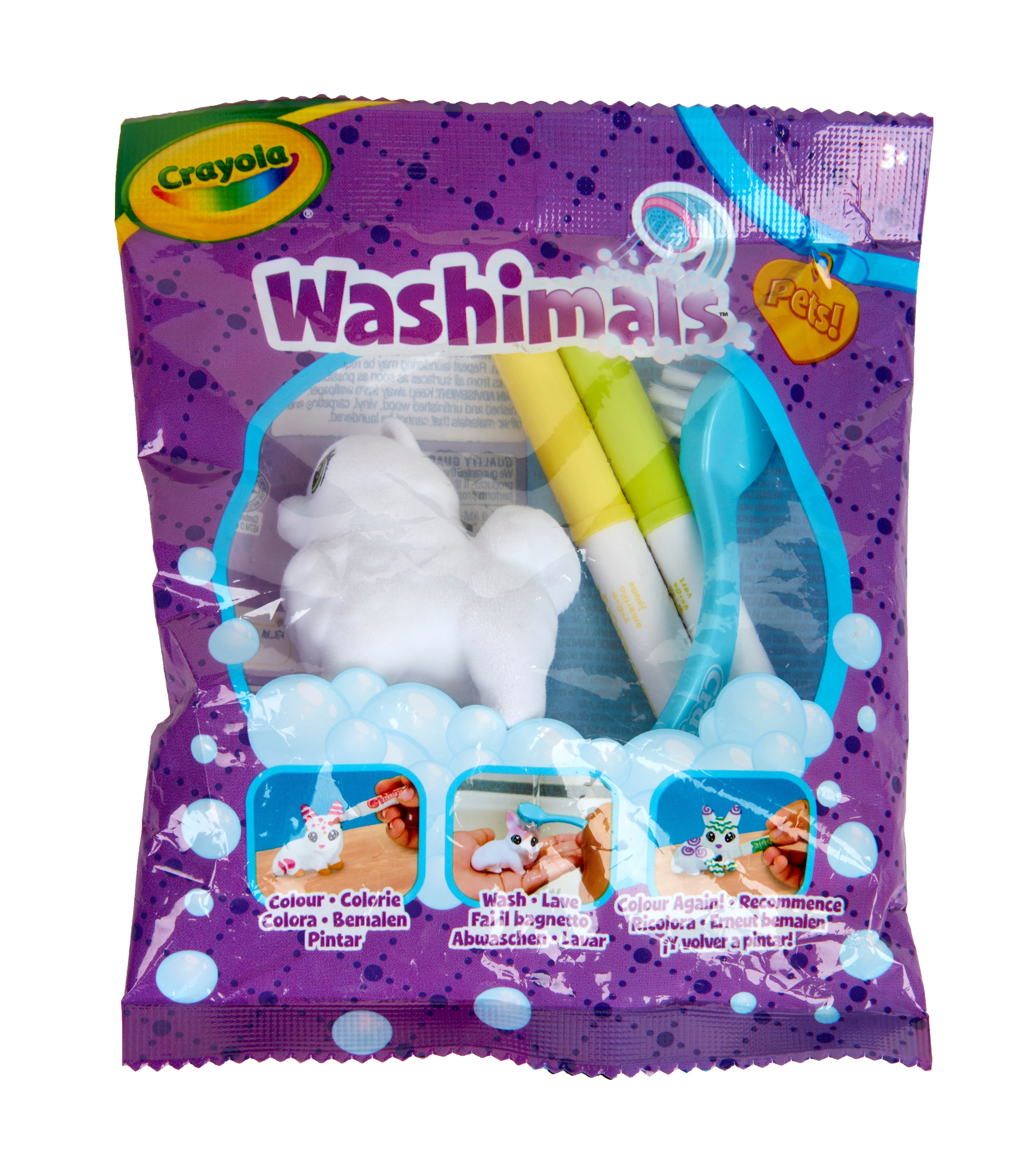 Washimals 1 animal sachet - Crayola