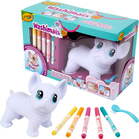 Peluche chien Washimals Jumbo - Crayola