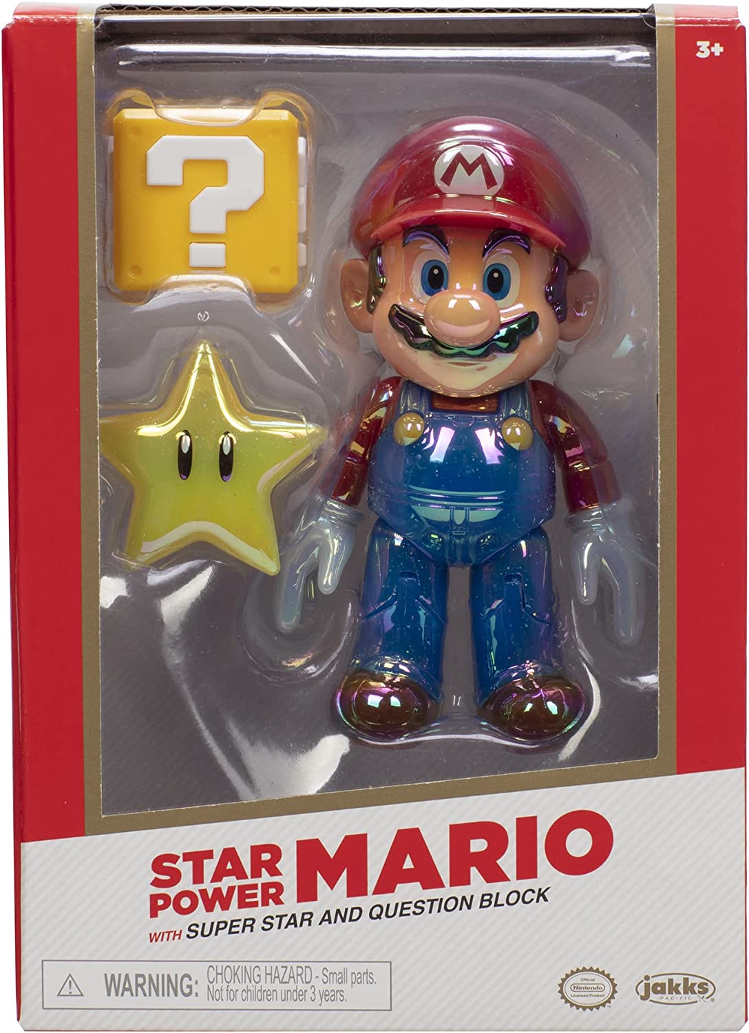 Figurine - Jakks Pacific - Super Mario Bros : Mario Raton Laveur (racoon) -  10 Cm à Prix Carrefour