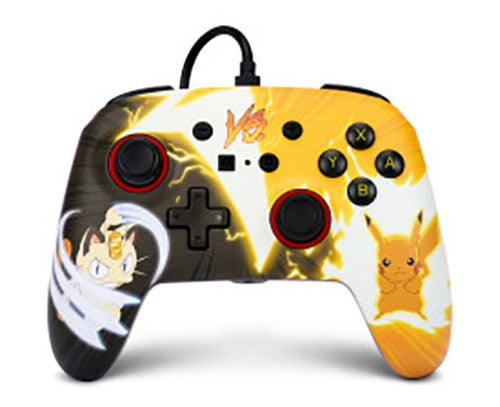 Manette filaire pour Nintendo Switch - Pokémon vs Miaouss