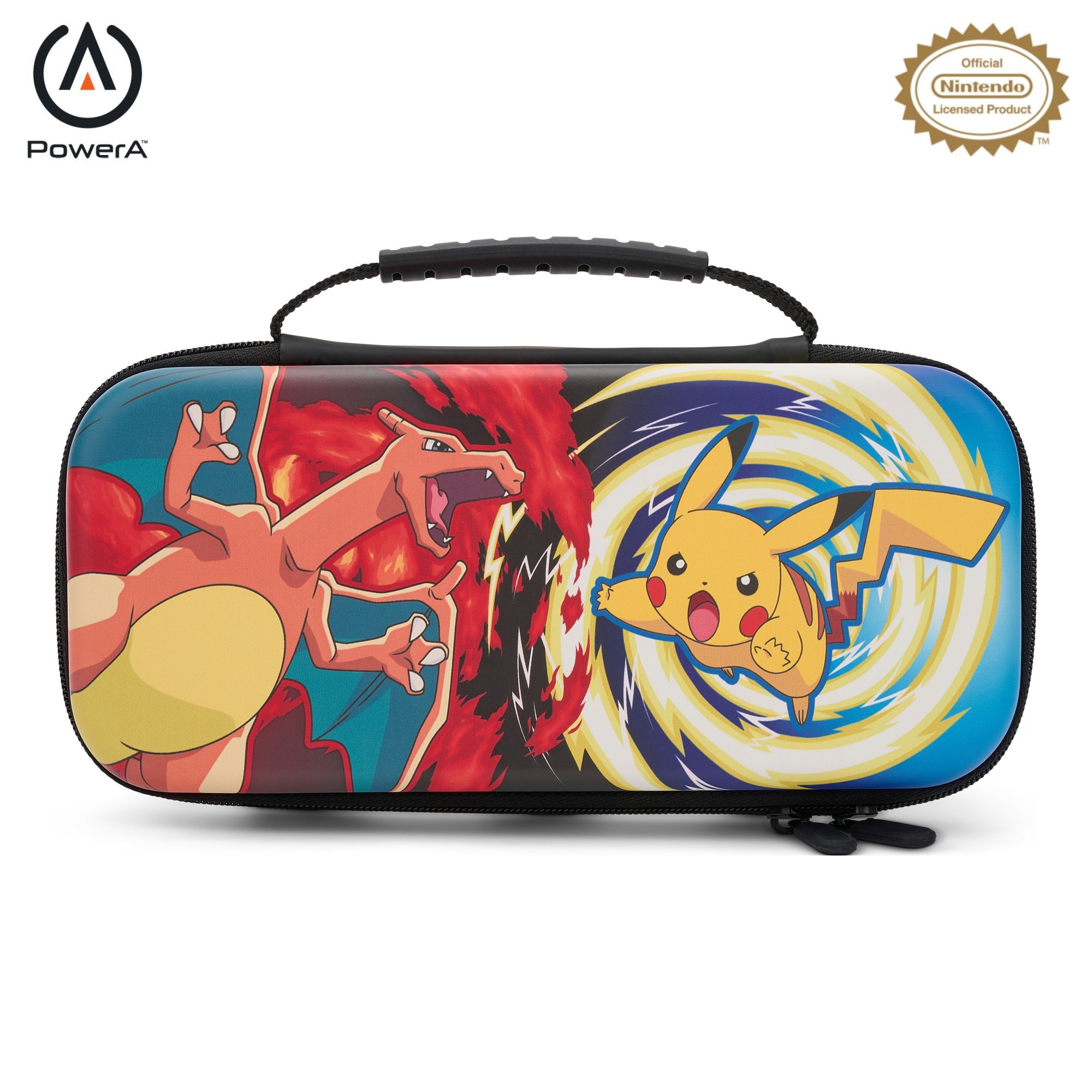Boîtier de protection PowerA pour Switch ou Switch Lite Pokémon : Vortex Pikachu contre Dracaufeu - vue 2