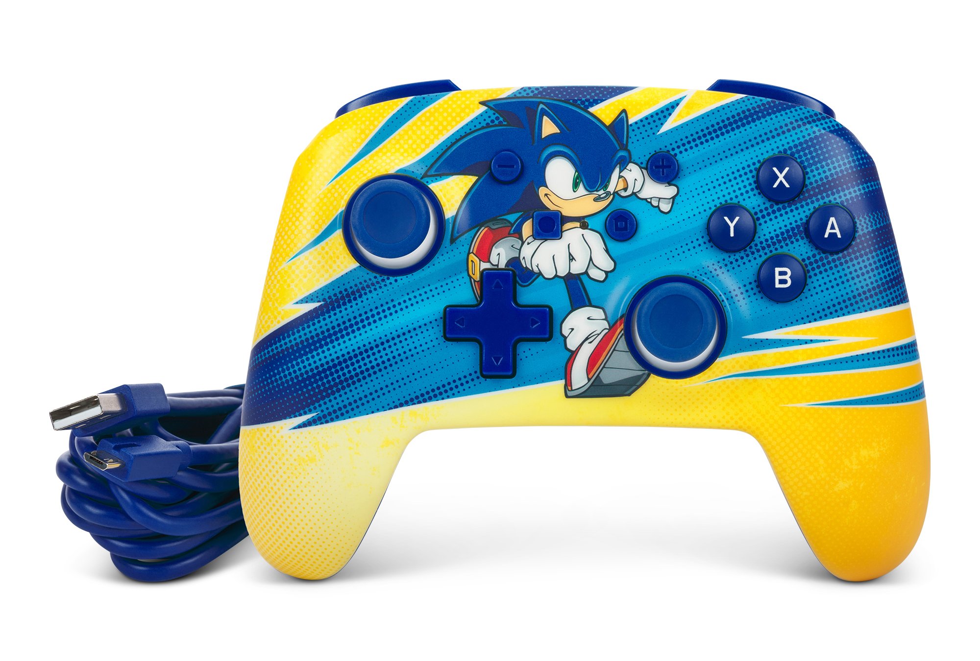 Manette filaire Nintendo Switch Power A - Sonic The Hedgehog Boost