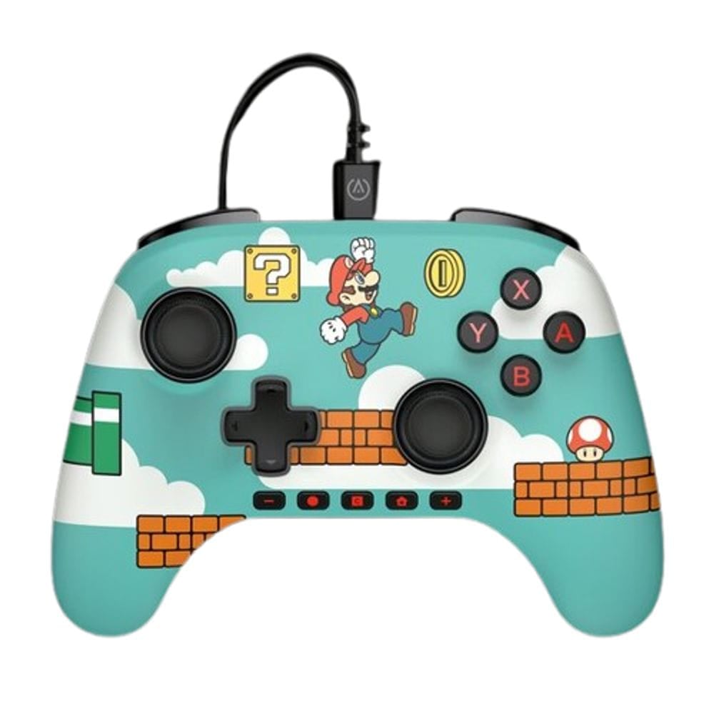 Manette filaire Mario Time pour Nintendo Switch 2