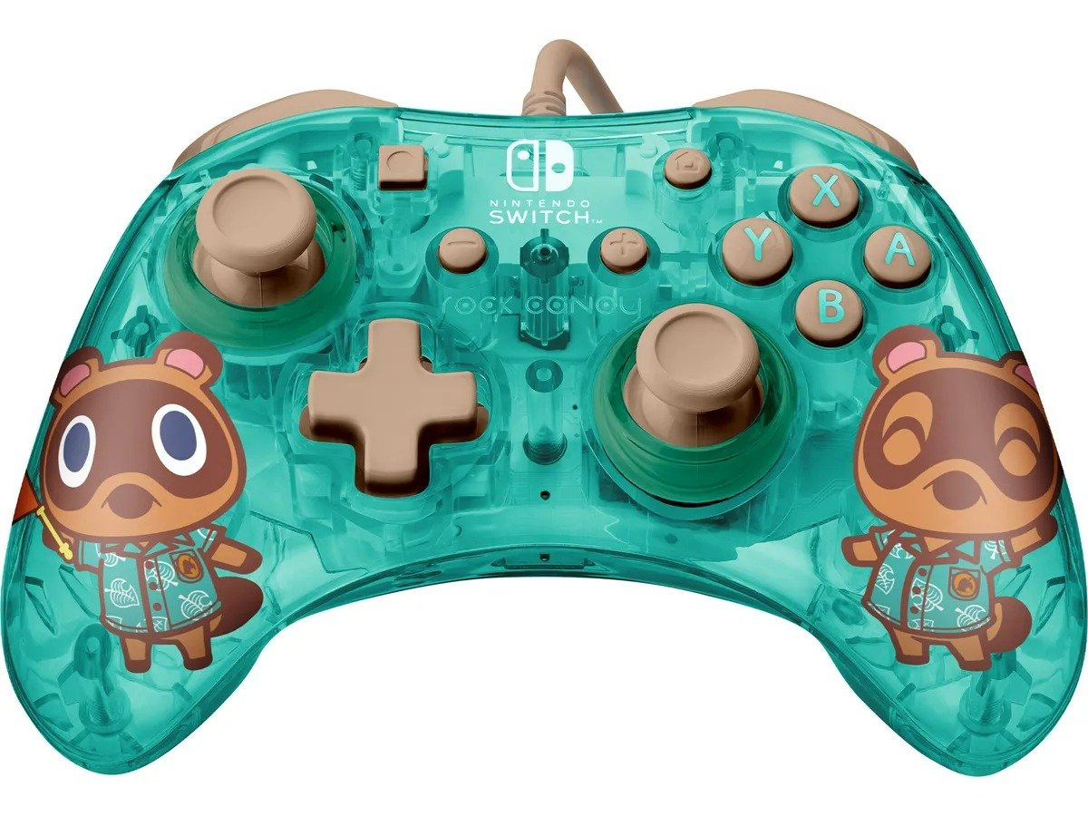 Manette Gaming filaire pour Nintendo Switch Rock -  Animal Crossing