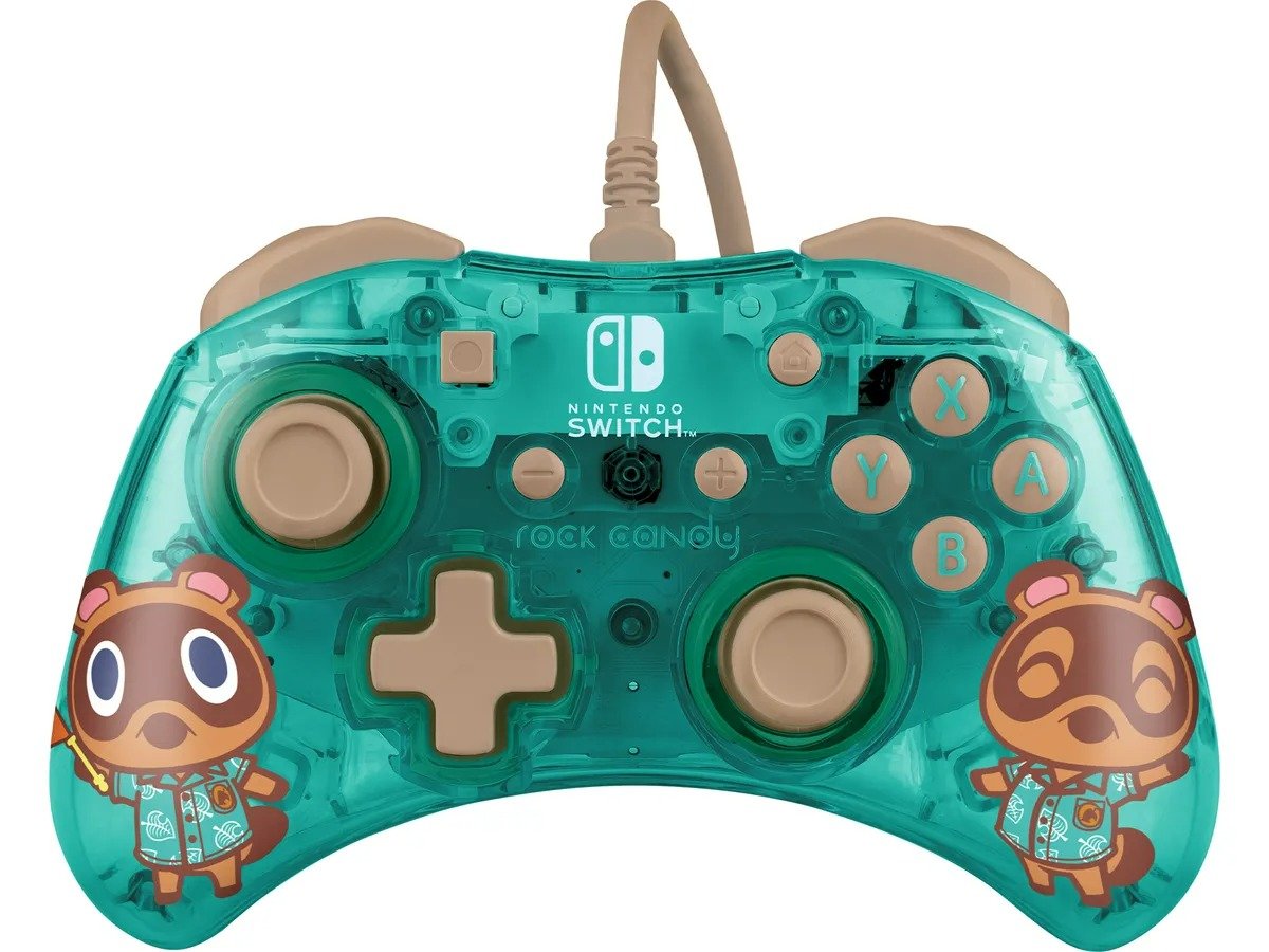 Manette Gaming filaire pour Nintendo Switch Rock -  Animal Crossing