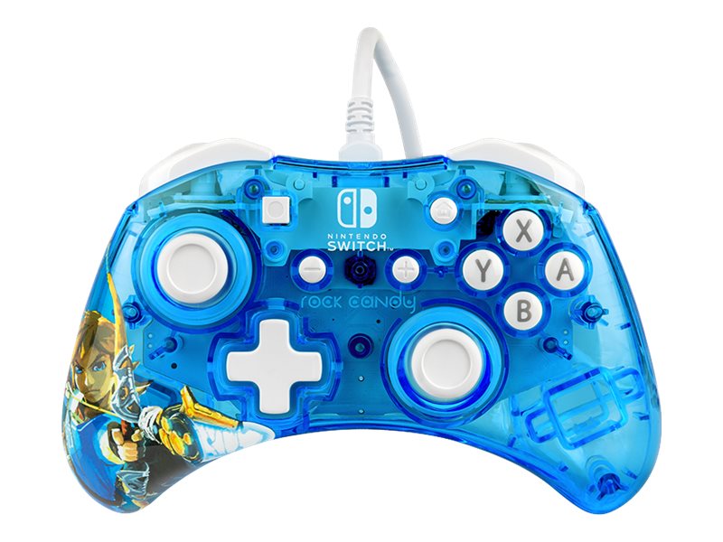 Manette de jeu filaire pour Nintendo Switch - Rock Candy Berry Brave Link