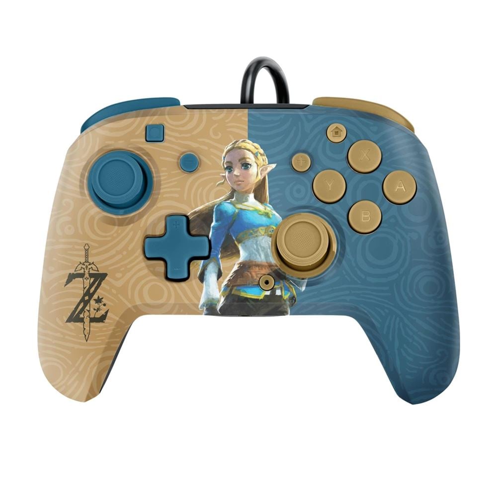 Manette filaire La Légende de Zelda pour Switch + coque