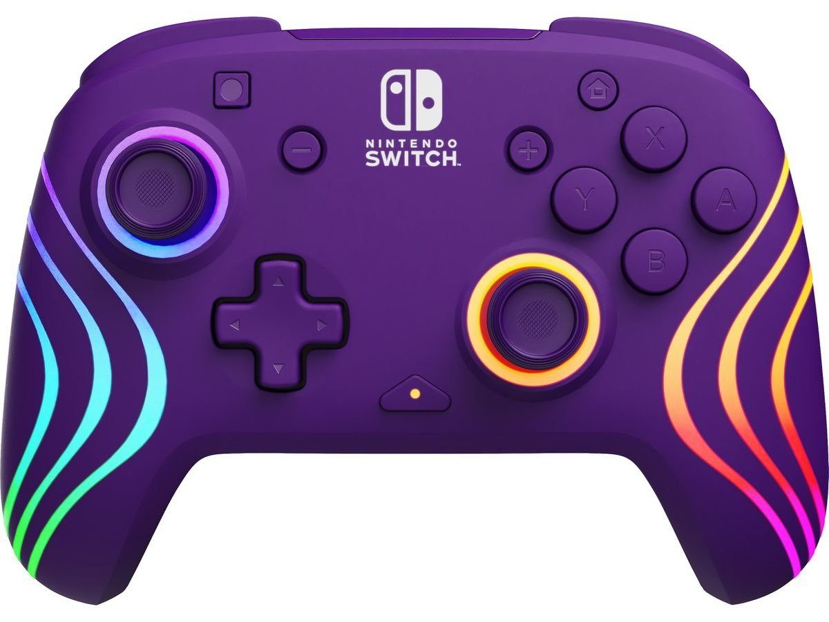 Manette sans fil PDP pour Switch - Afterglow Wave - Violet Manette sans fil PDP pour Switch - Afterglow Wave - Violet