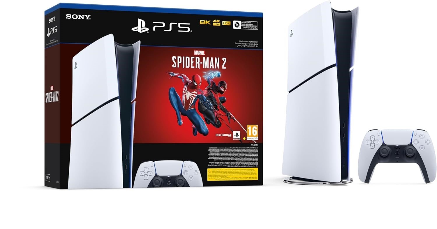Pack console PS5 Digitale Slim + Spider-Man 2