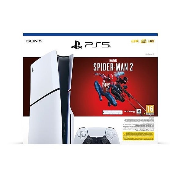Pack console PS5 Standard Slim + Spider-Man 2