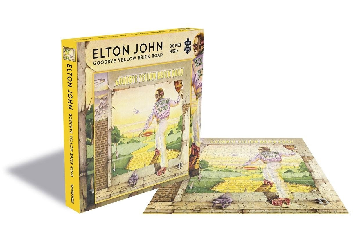 Puzzle 500 pièces - Elton John Goodbye yellow brick road - Plastic Head