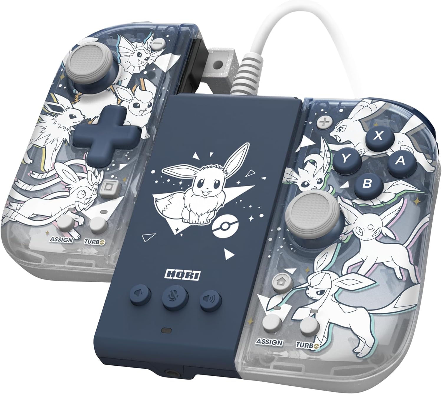 Ensemble d'accessoires Split Pad Compact - Hori - Évolutions : Évoli