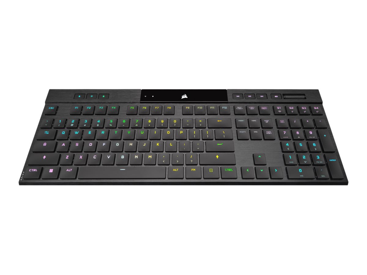 Clavier Gaming sans fil Bluetooth Corsair - K100 Air Wireless - Noir Clavier Gaming sans fil Bluetooth Corsair - K100 Air Wireless - Noir