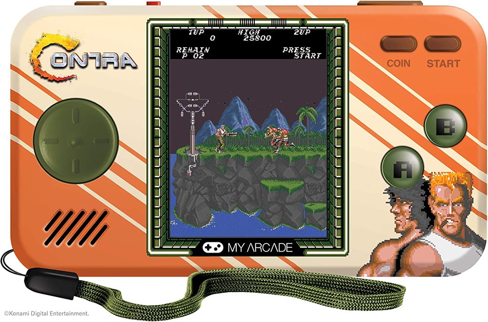My Arcade - Console de poche  portable Contra Premium Edition - 2 jeux en 1