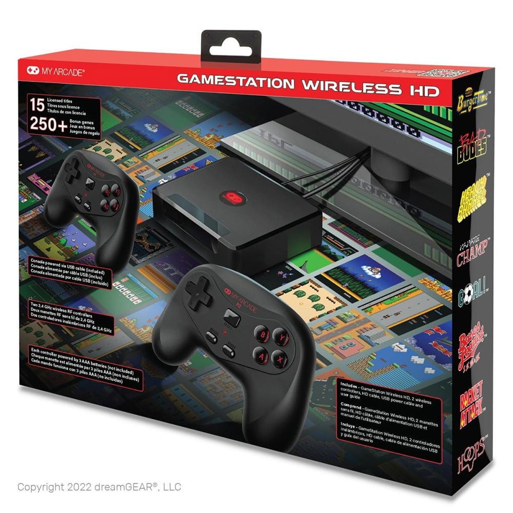 My Arcade - Console Gamestation wireless HD inclus + 250 jeux rétros