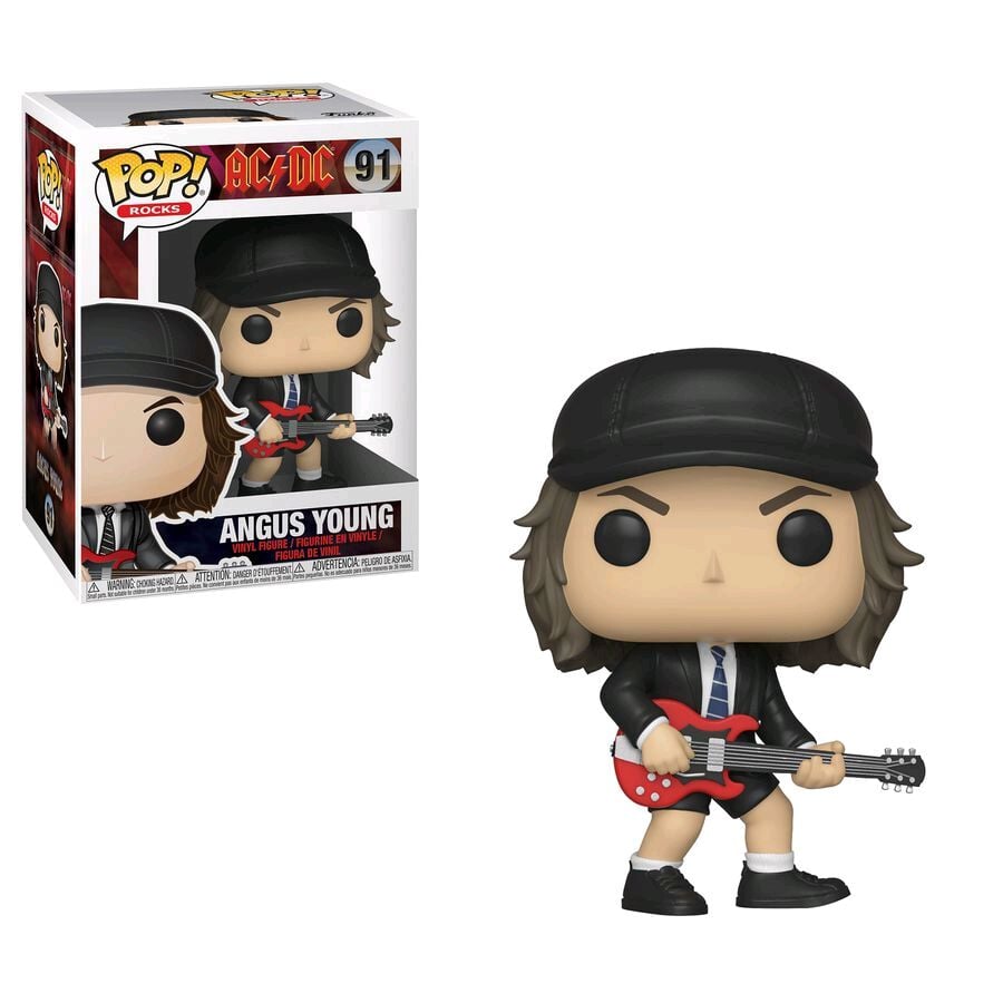 Figurine - Funko Pop! n°91 - AC/DC - Angus Young - 10 cm