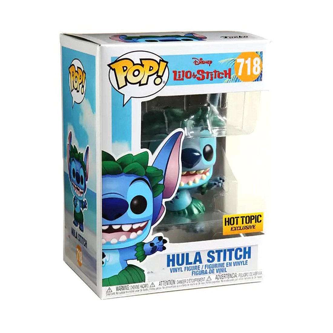 Figurine Funko Pop - Disney: Lilo & Stitch - Hula Stitch Édition Limitée n°636