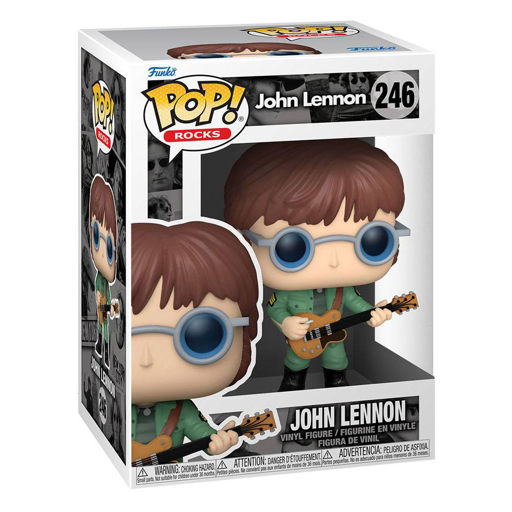 Figurine - Funko Pop! n°246 - John Lennon - John Lennon en veste militaire