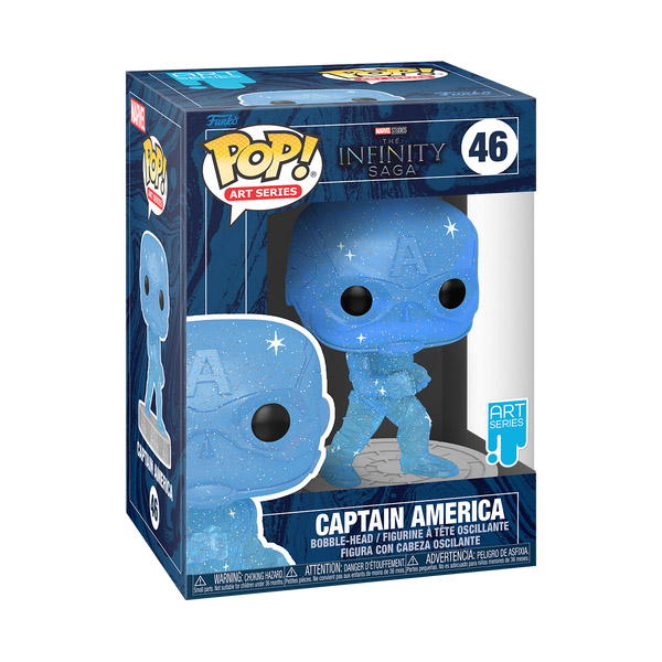 Funko Figurine POP - Marvel Infinity Saga Captain America (Artist Series With Case) n°46