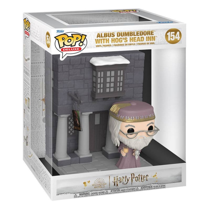 Figurine Funko Pop! - Harry Potter - Dumbledore devant la Tête de sanglier n° 154