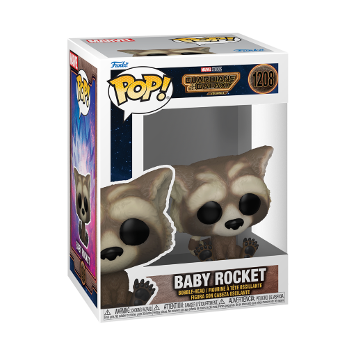Figurine - Funko POP! - Les Gardiens de la Galaxie 3 - Baby Rocket n°1208