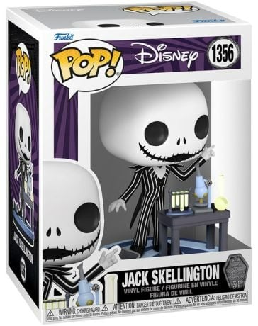 Figurine Funko Pop! Jack Skellington chimiste - L'étrange Noël de Mr Jack n°1356