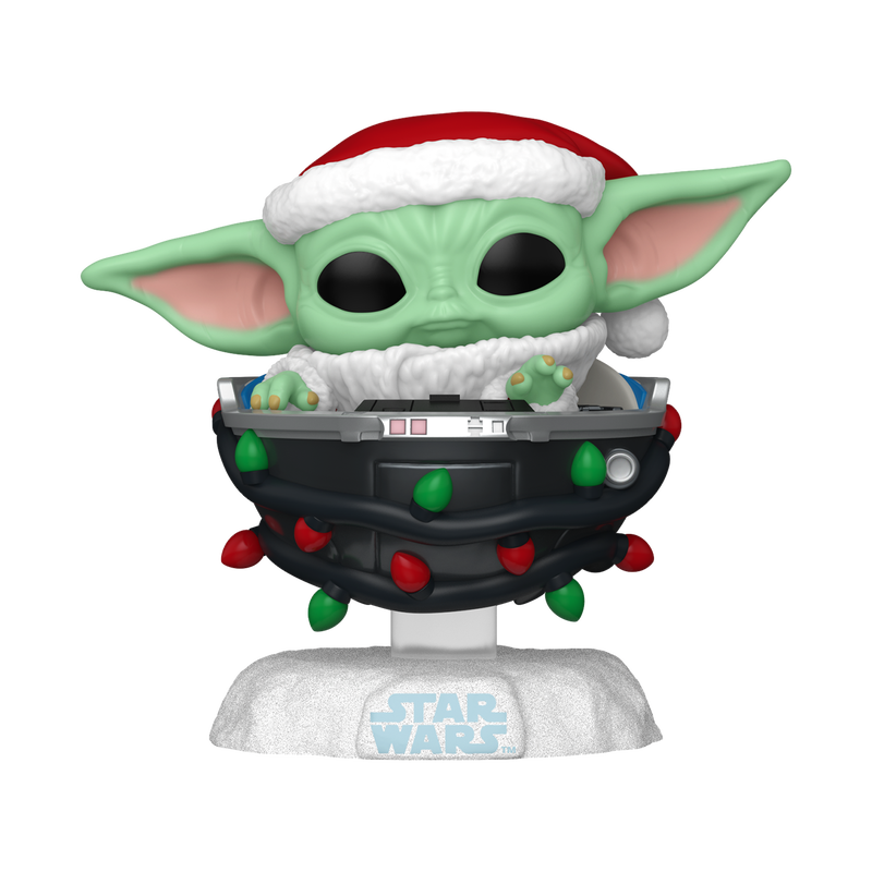 Figurine Funko POP! - Star Wars - Grogu poussette guirlande n°746