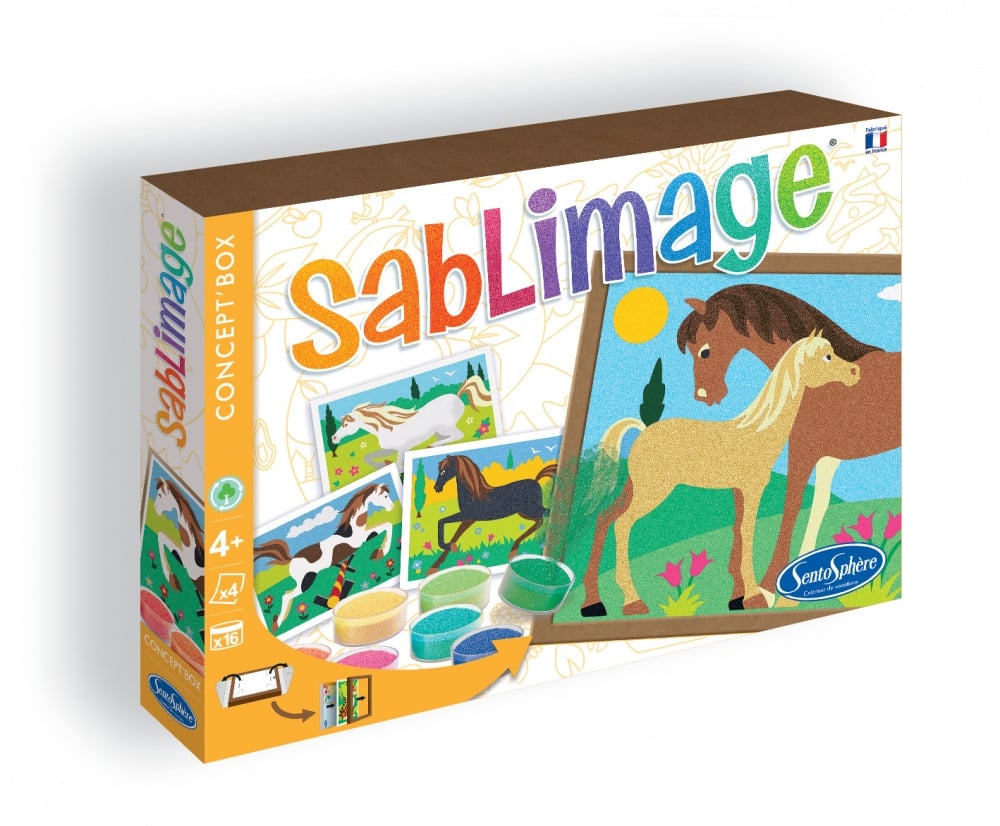 Kit créatif Sablimage Sentosphère - chevaux