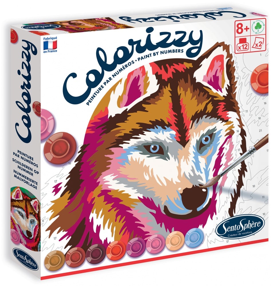 Coffret de peinture - Colorizzy animaux de la forêt - Sentosphère