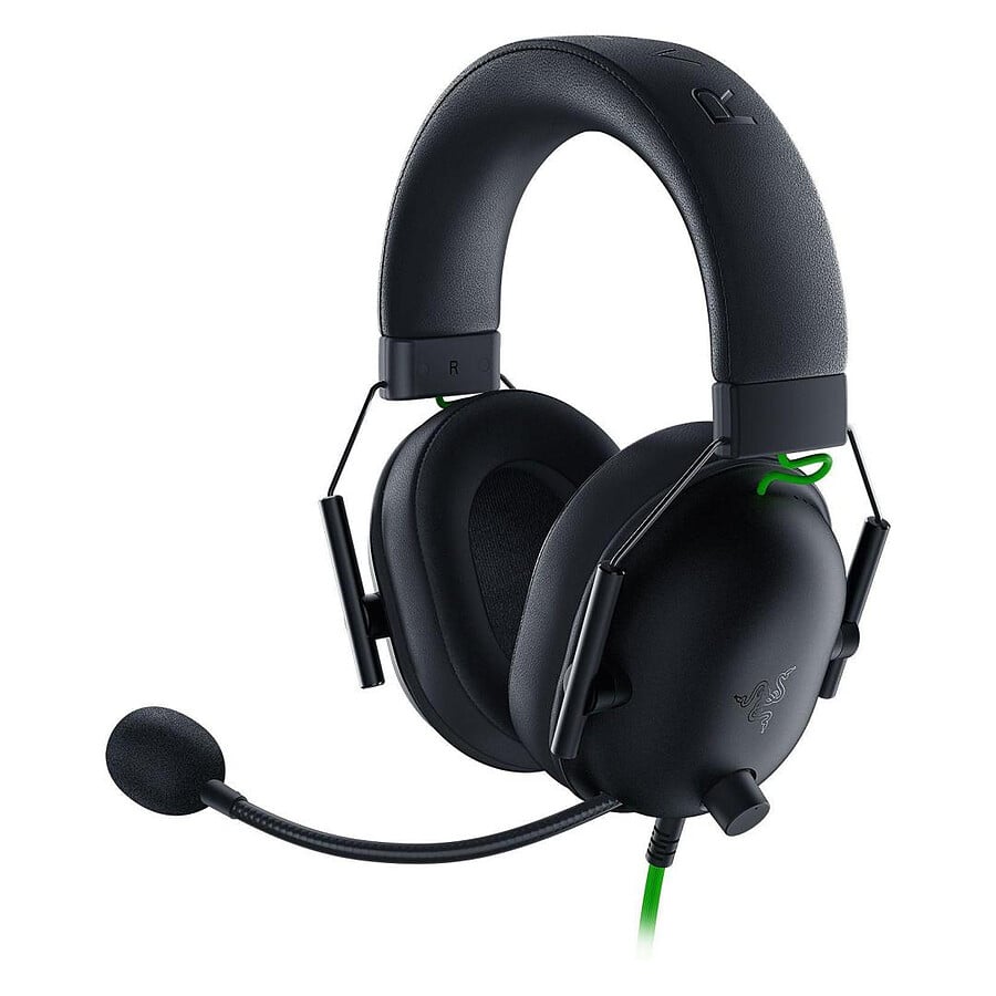 Casque gaming filaire Razer - Blackshark V2 X USB - Pour MAC/PC/Microsoft Xbox One/Sony PlayStation 4/Nintendo Switch - Noir