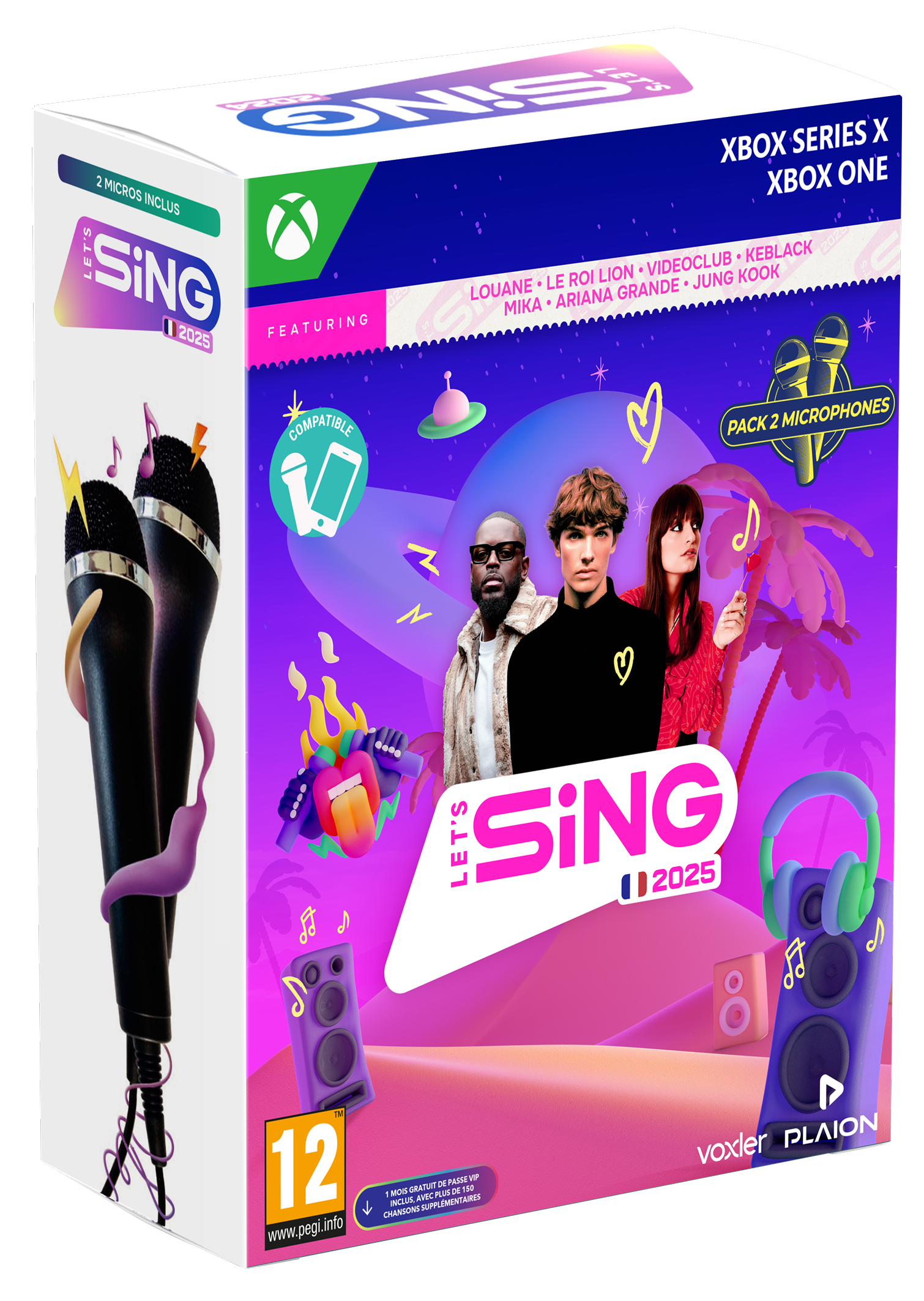 Let's Sing 2025 + 2 microphones