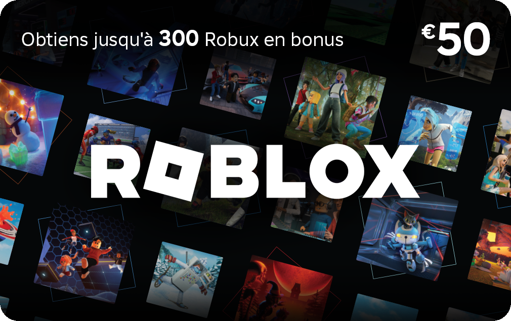 Code de téléchargement Carte cadeau Roblox 50 euros