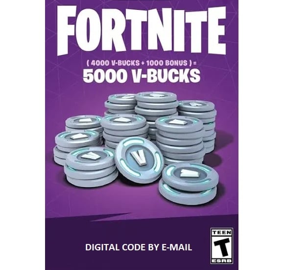 Code de téléchargement Epic Fortnite 5.000 V-Bucks