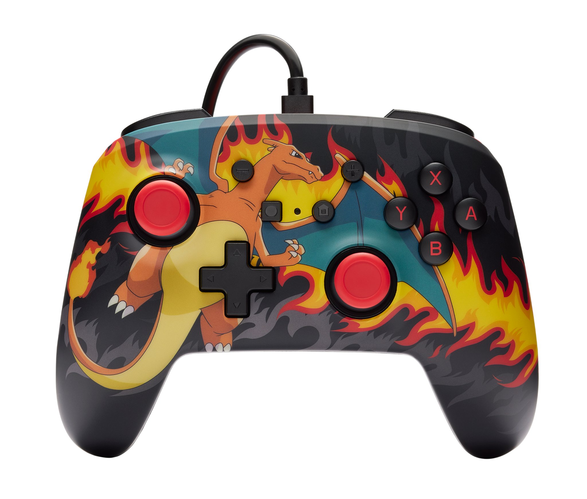 Manette filaire Nintendo Switch PowerA - Charizard Firestorm