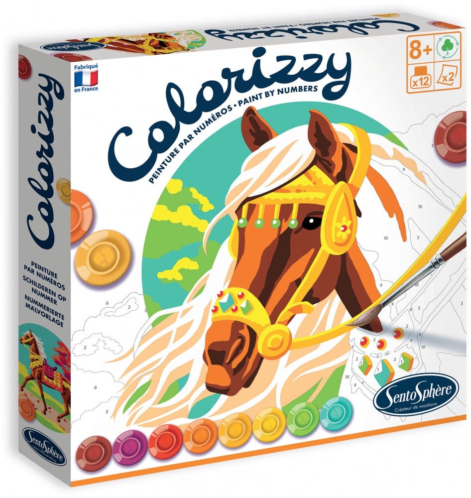 Coffret de peinture - Colorizzy - Chevaux