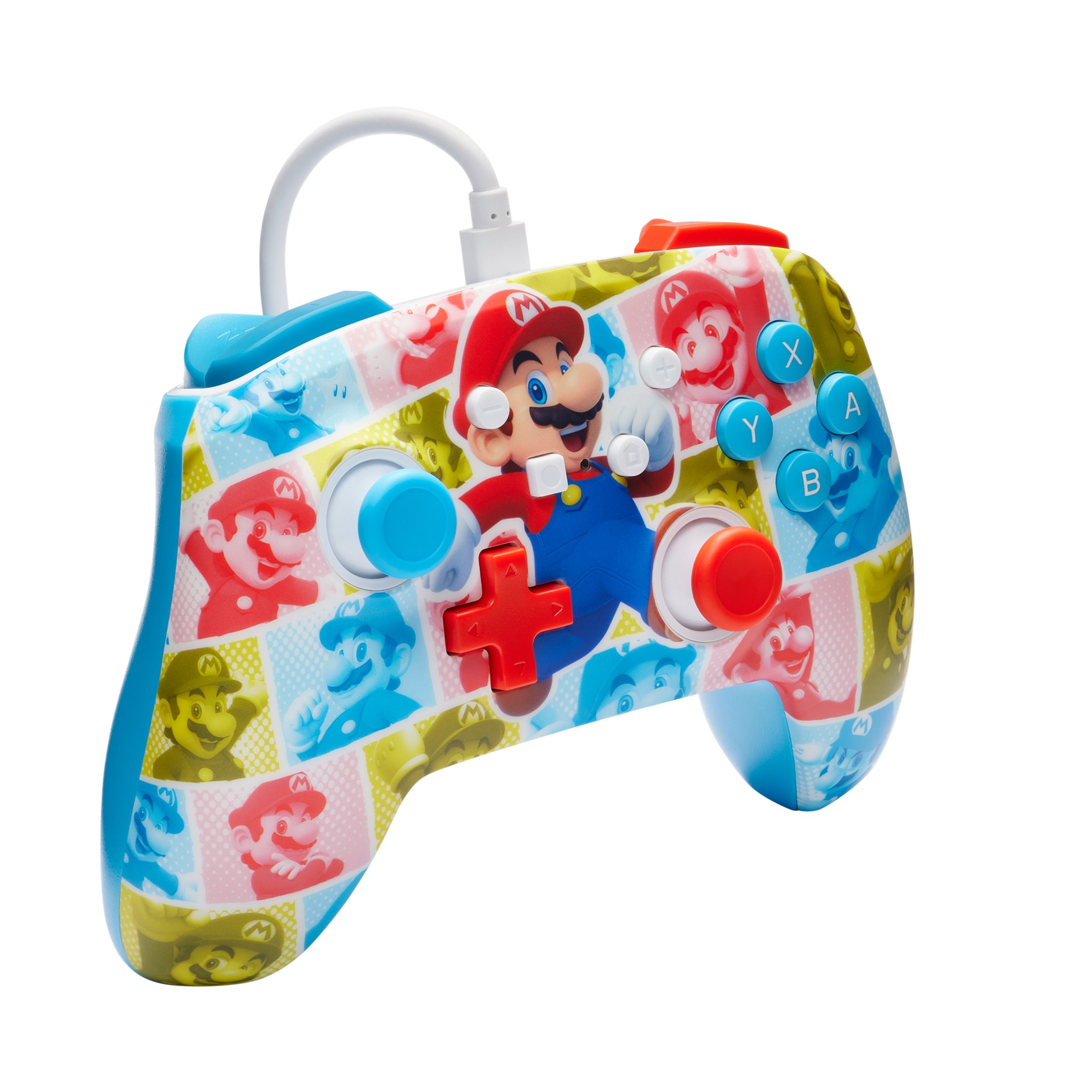 Manette filaire switch Power A - Enchanced wired contrommer Super mario