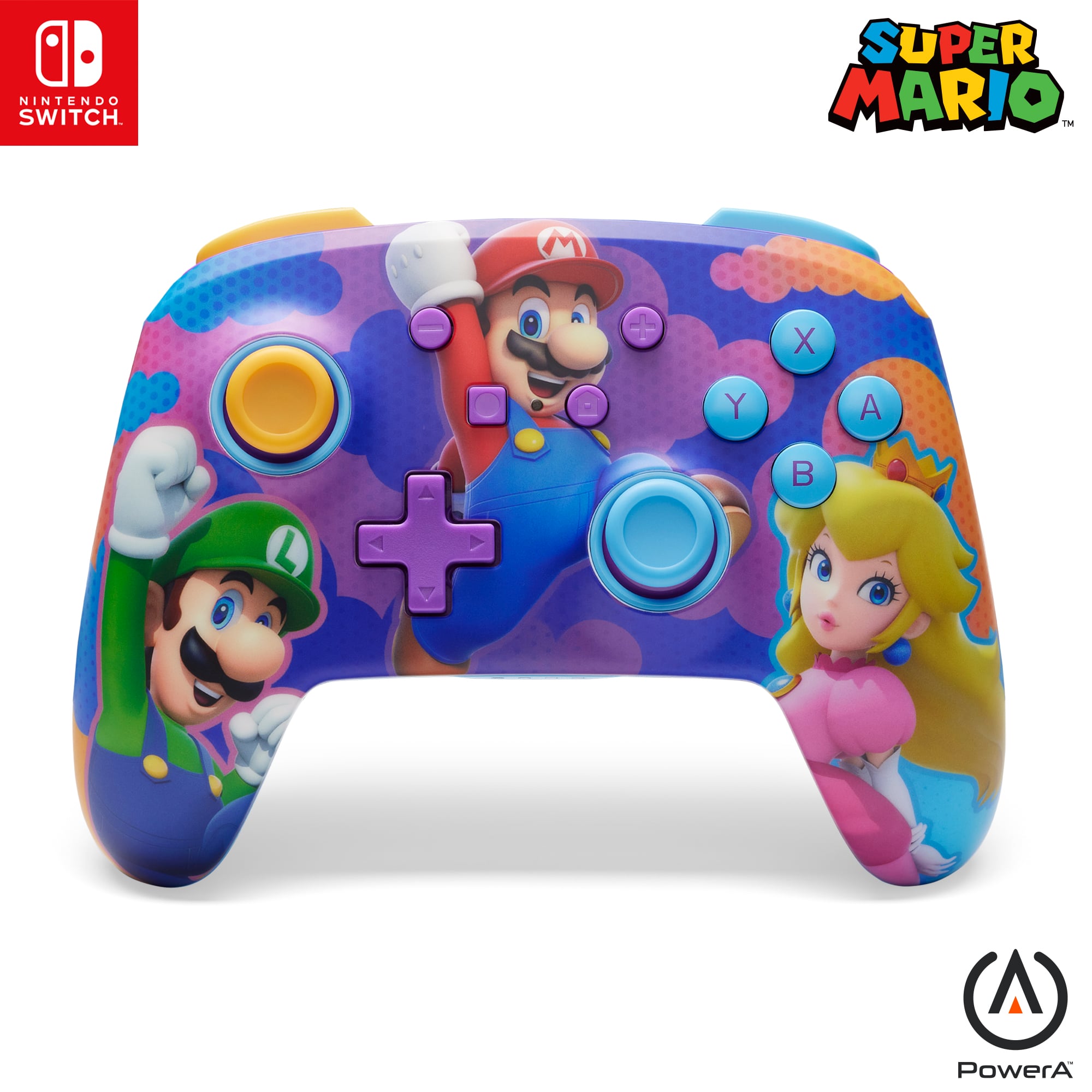 Manette sans fil switch Power A - Enchanced wireless controller Super mario