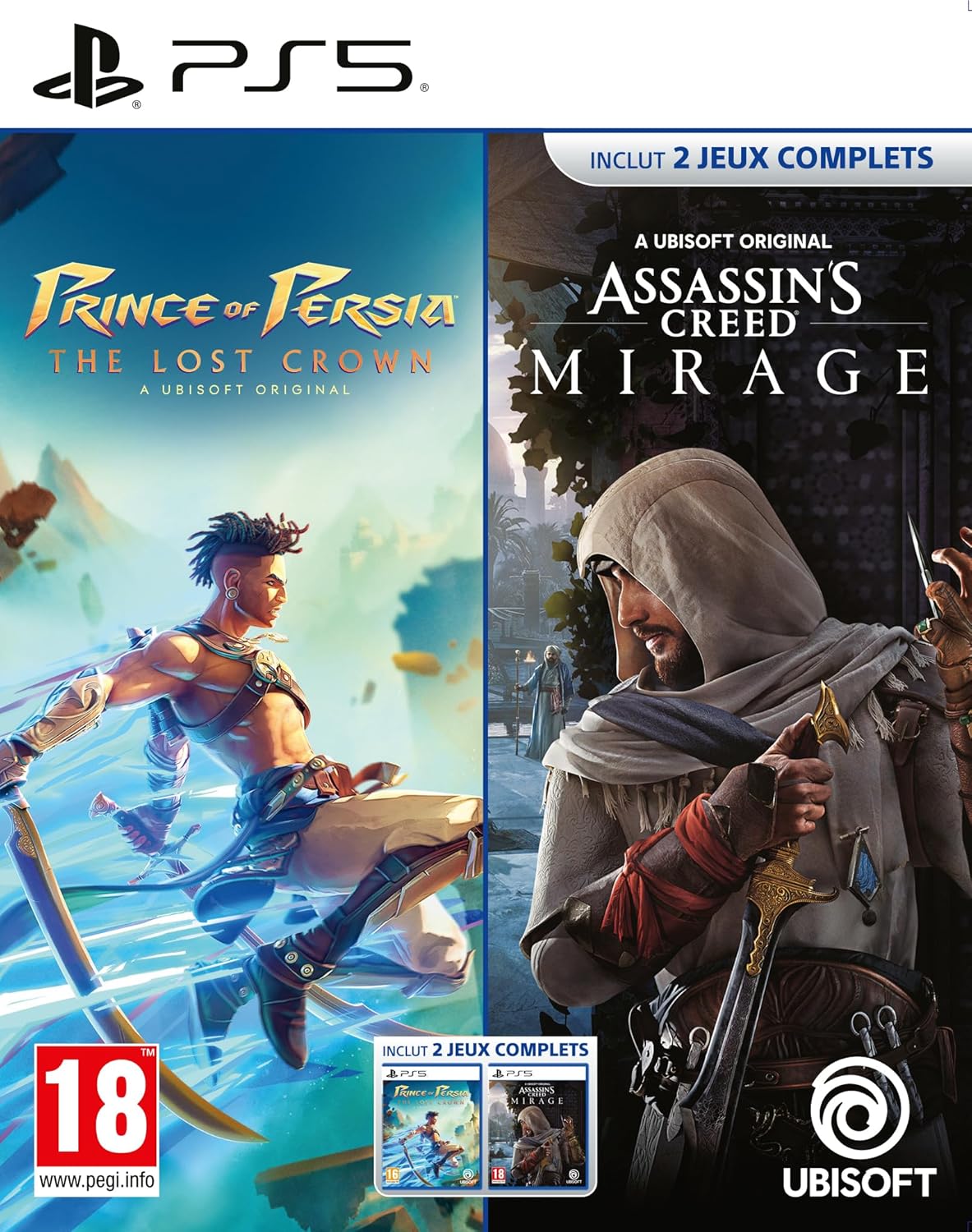 Pack Prince Of Persia The Lost Crown + Assassin' Creed Mirage Ps5 Ubisoft - vue 9