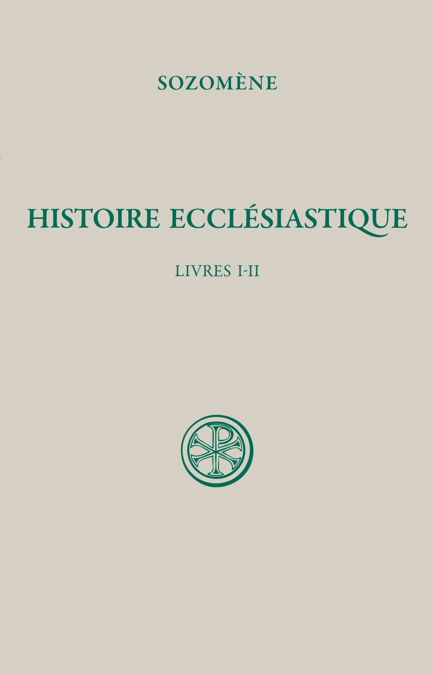 Joseph Bidez Histoire Ecclesiastique - Livres I-Ii, - 324-337
