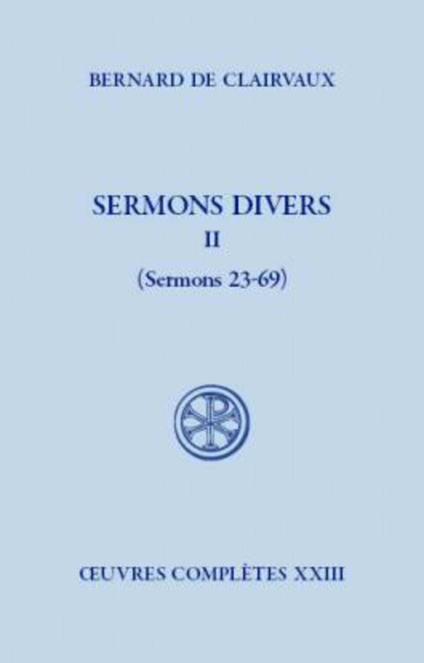 SC 518 Sermons divers, II