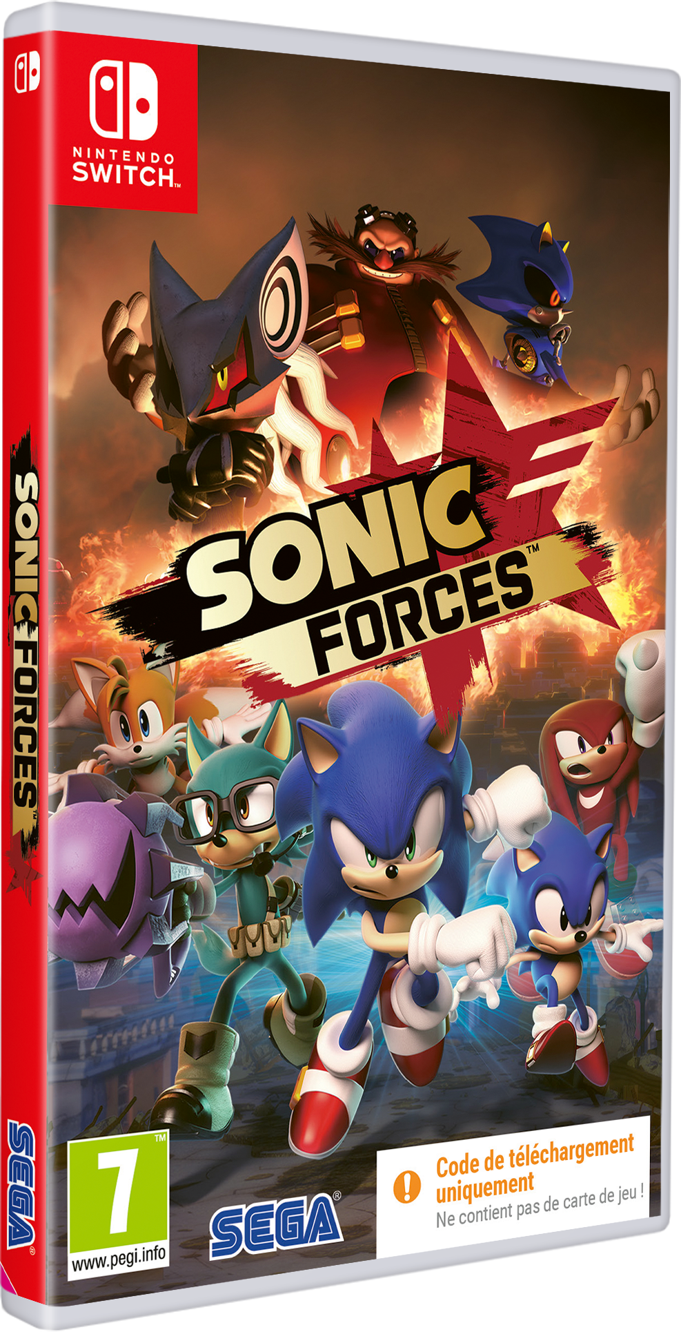 Code de Téléchargement Sonic Forces Nintendo Switch